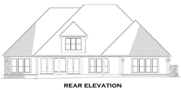153-1095 house plan rear