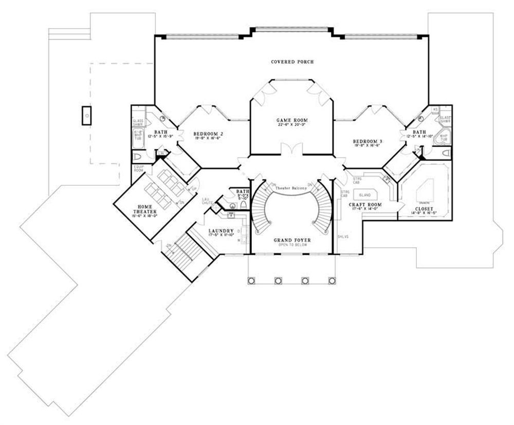Floor Plan Second Story for this set of house plans.