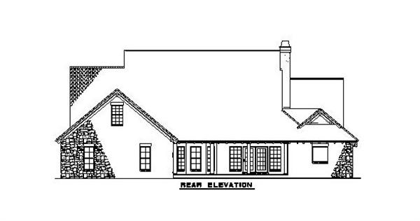 153-1153 rear elevation