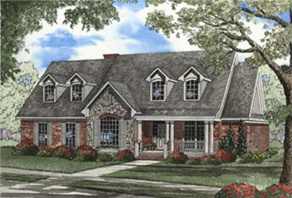 Main image for house plan # 3808