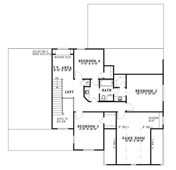 Upper Level Floor Plan