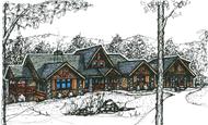 Color Rendering of this house plan