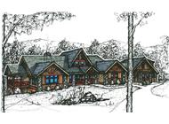 Color Rendering of this house plan