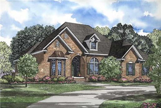 Traditional, French, European House Plans - Home Design Cherry ...