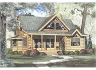 Log Cabins Front Elevation