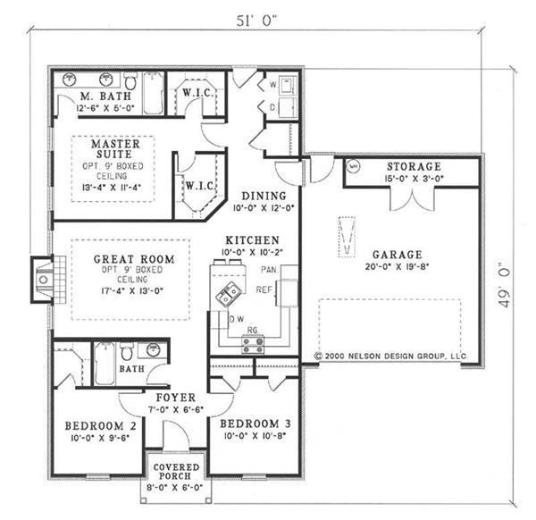 Main Level Floor Plan