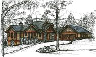 Color Rendering of this house plan