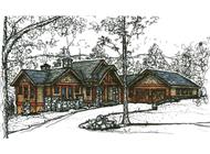 Color Rendering of this house plan