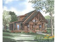 Log Cabins Colored Rendering.