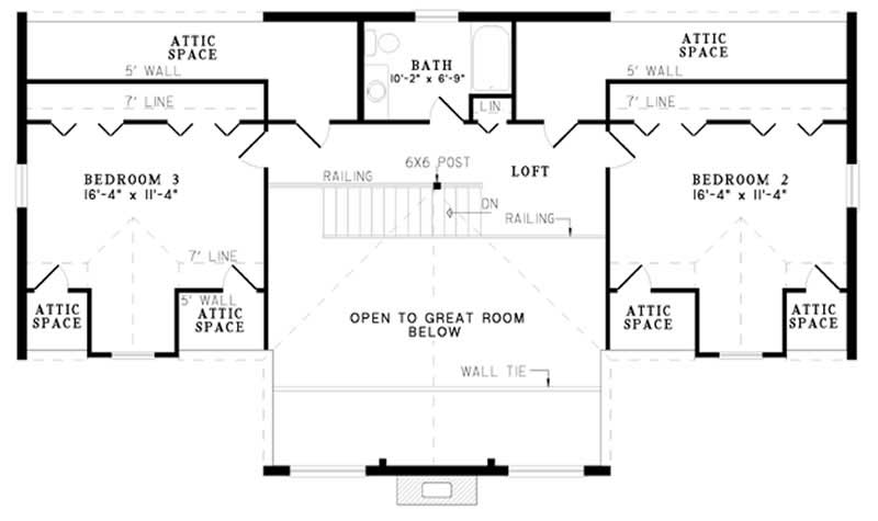 Upper Level Floor Plan