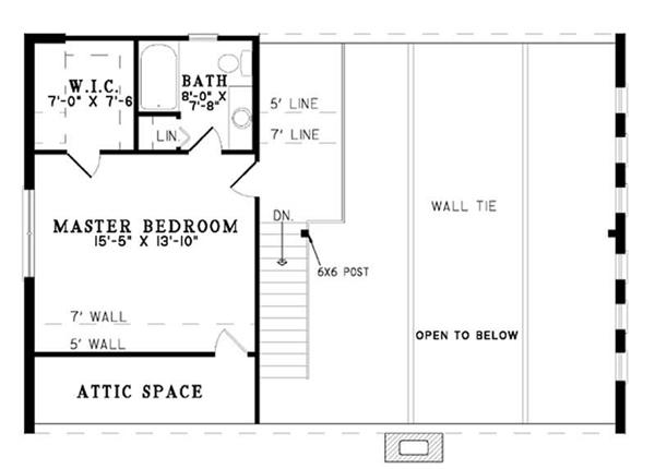 Upper Level Floor Plan
