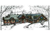 Color Rendering of this house plan