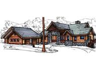 Color Rendering of this house plan