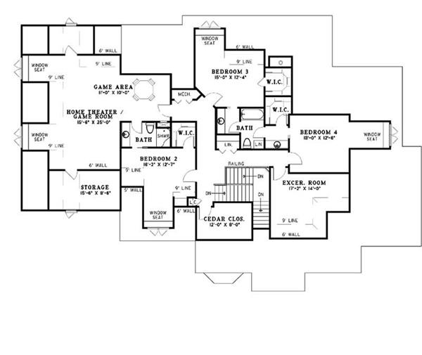Upper Level Floor Plan