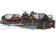 Color Rendering of this house plan