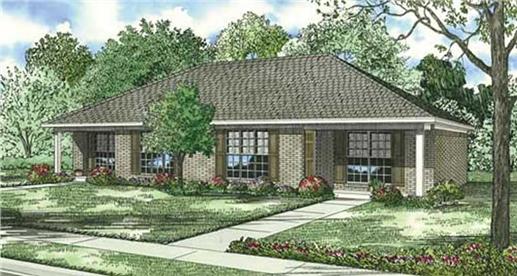 Main image for house plan # 3820