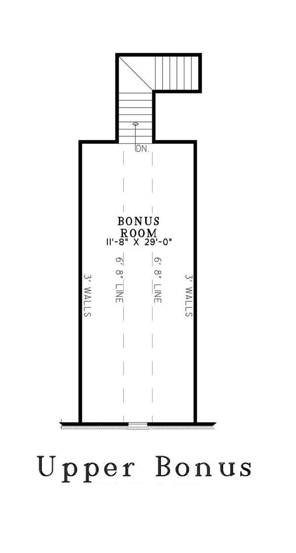 153-1417 house plan bonus room