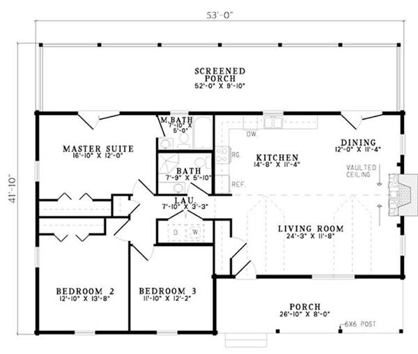 3 Bedroom 2 Bath Floor Plans