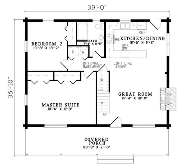 UNDER 600 SQUARE FEET CABIN BUILDING PLANS | Over 5000 ...