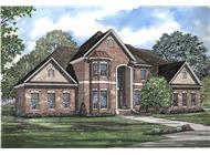 Traditional Homeplans color rendering.