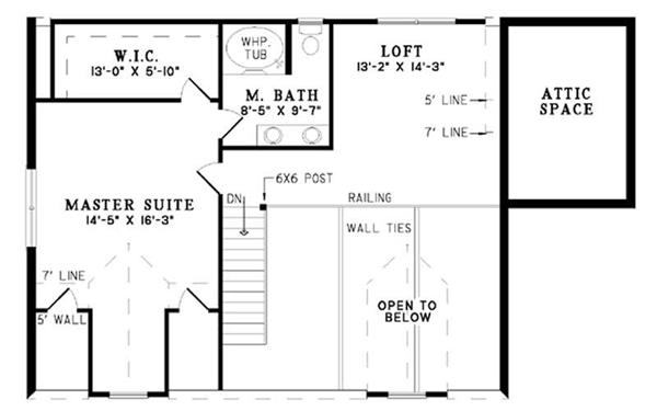 Upper Level Floor Plan
