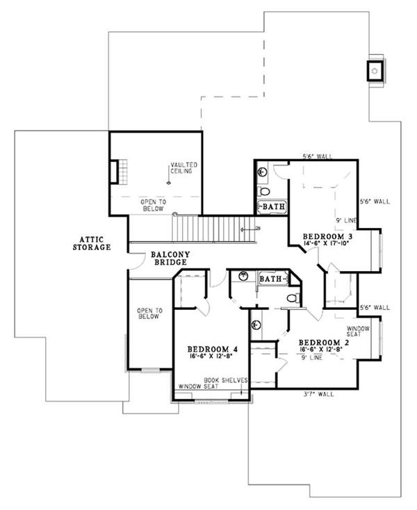 Upper Level Floor Plan