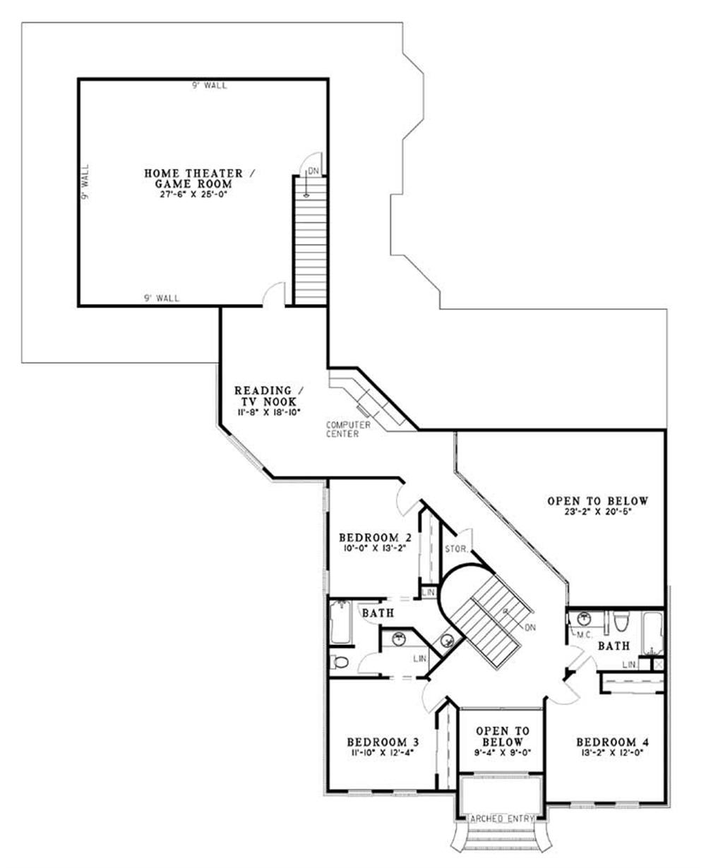 Upper Level Floor Plan
