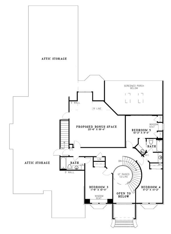 Upper Level Floor Plan