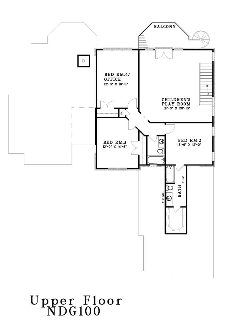 Upper Level Floor Plan