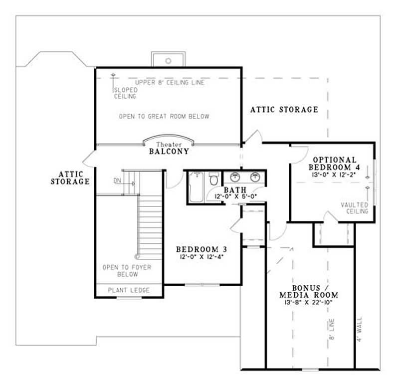 FLOOR PLAN SECOND STORY