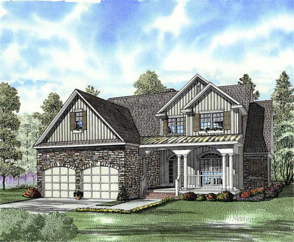 Home Plan Rendering