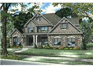 This is an artist's drawing of these craftsman home plans.