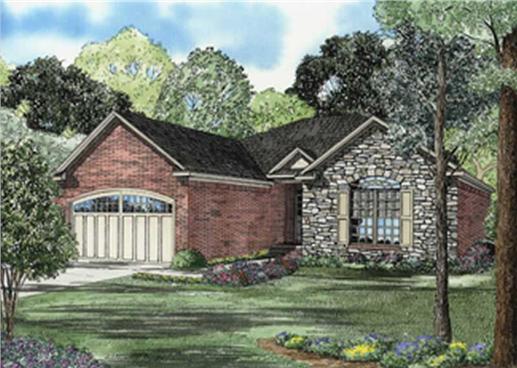 Main image for house plan # 7928