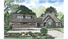 This is an artist's rendering for these House Plans.