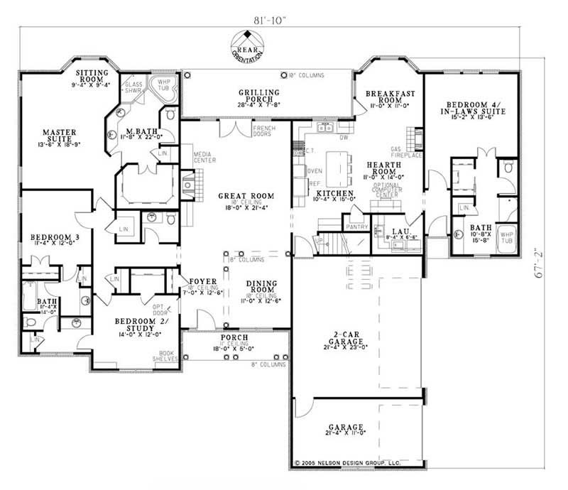 MAIN LEVEL FLOOR PLAN