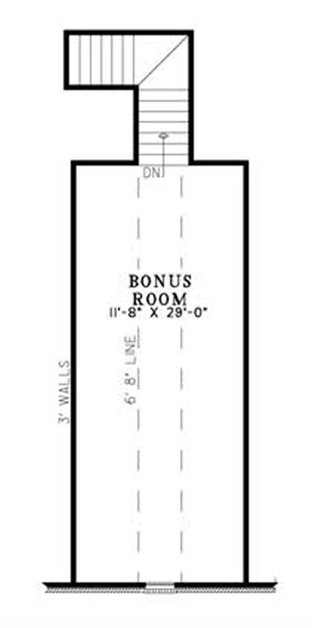 BONUS ROOM FLOOR PLAN