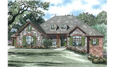 This is an artist's rendering of these European House Plans.