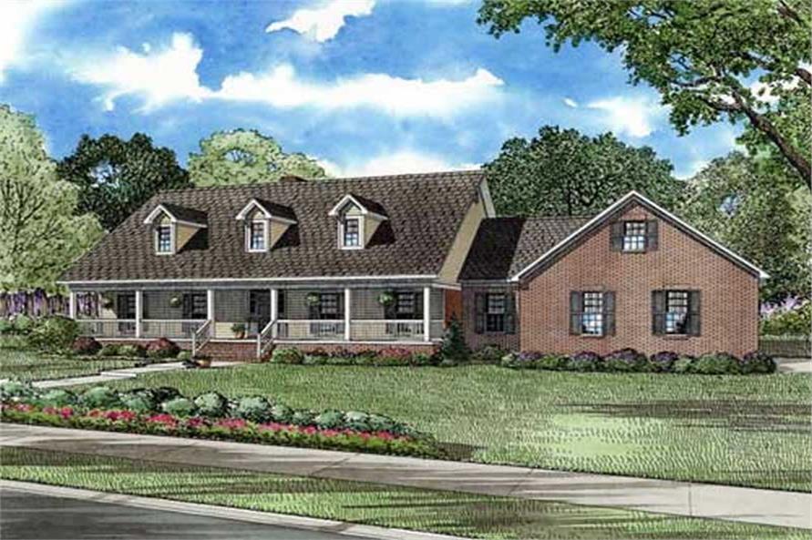 Cape Cod - Country Home with 5 Bedrooms, 3496 Sq Ft | House Plan #153