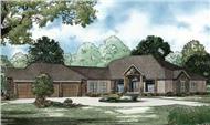 This image is a colored rendering of these Luxury Homeplans.