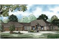 This image is a colored rendering of these Luxury Homeplans.