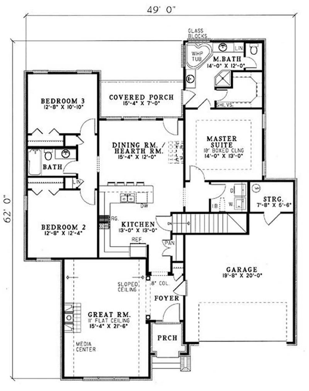 HOUSEPLANS NDG-301-1B