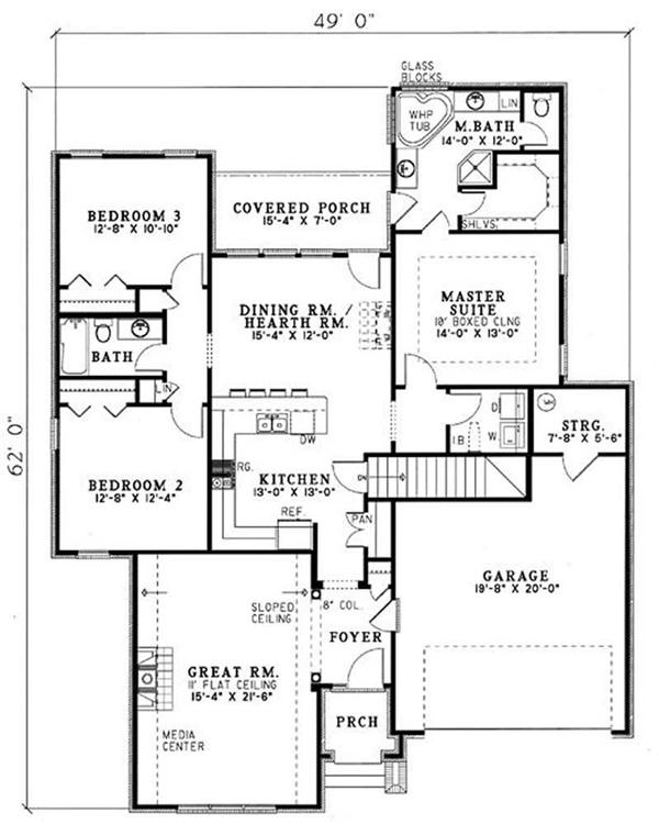 HOUSEPLANS NDG-301-1B