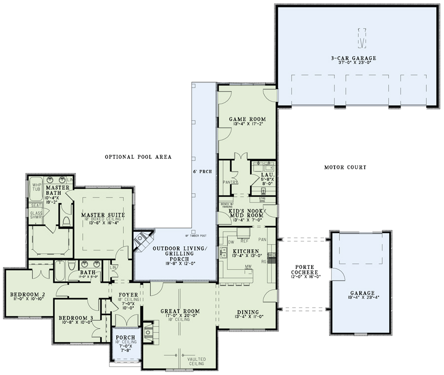 House Plan 1532004 3 Bdrm, 2,118 Sq Ft Ranch Home