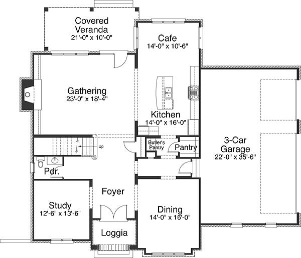 Floor Plan First Story