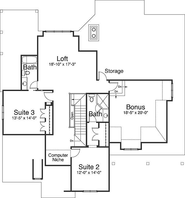 Floor Plan Second Story