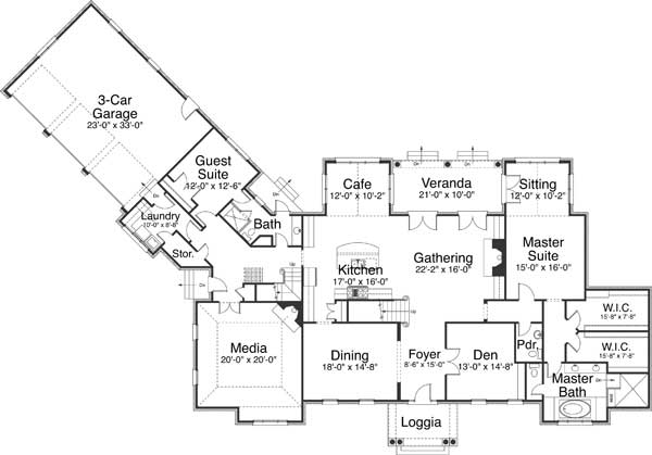 Floor Plan First Story