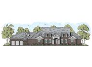 This is the front elevation for these Traditional Home Plans