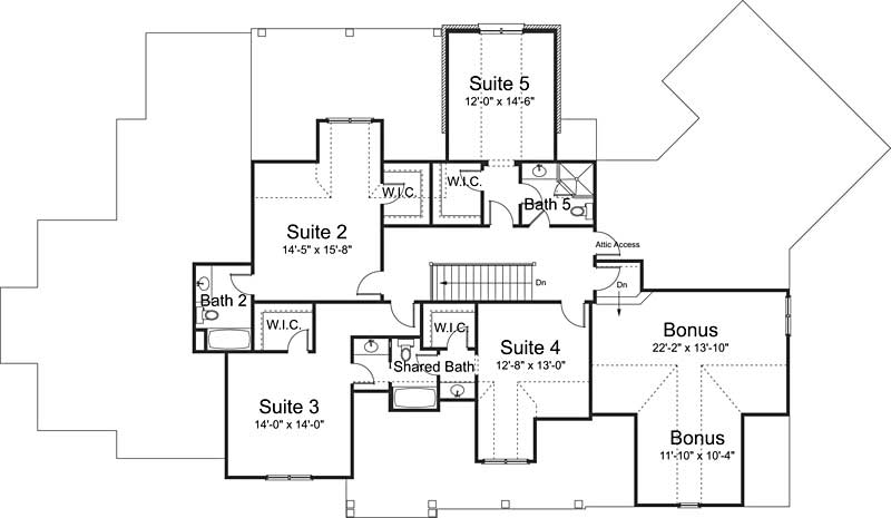 Floor Plan Second Story