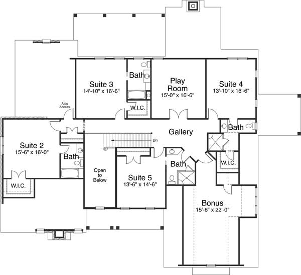 Floor Plan Second Story