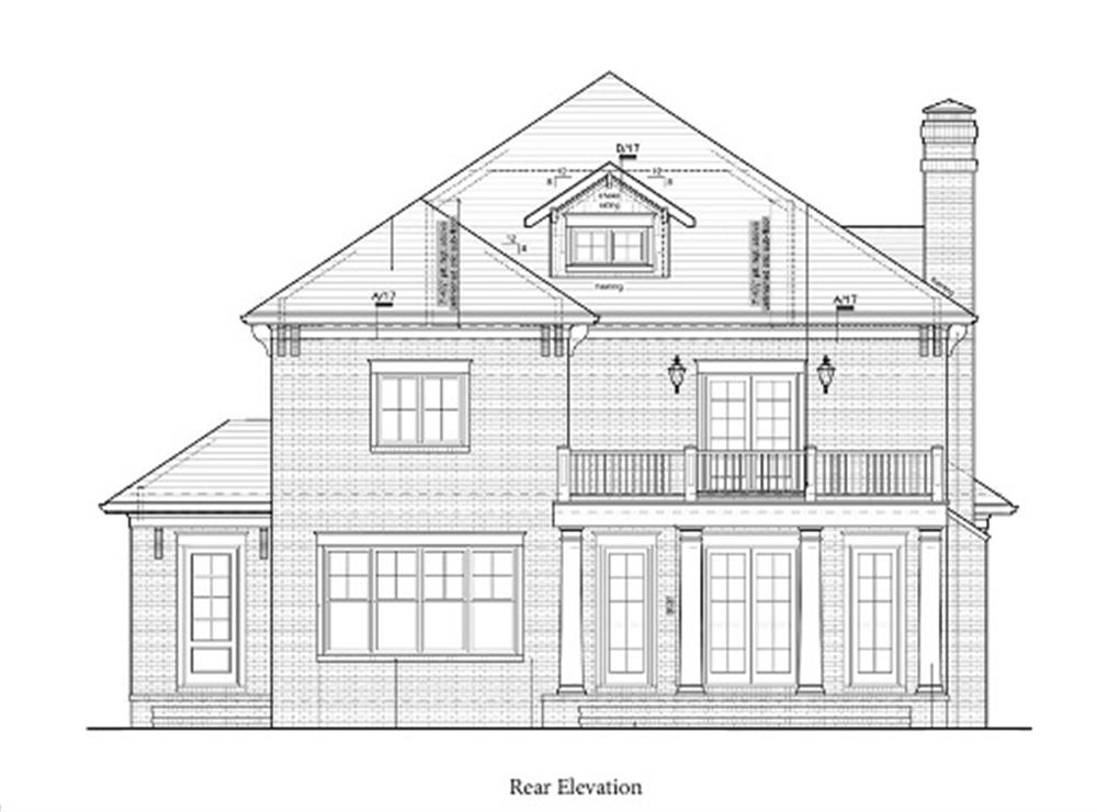154-1045 rear elevation